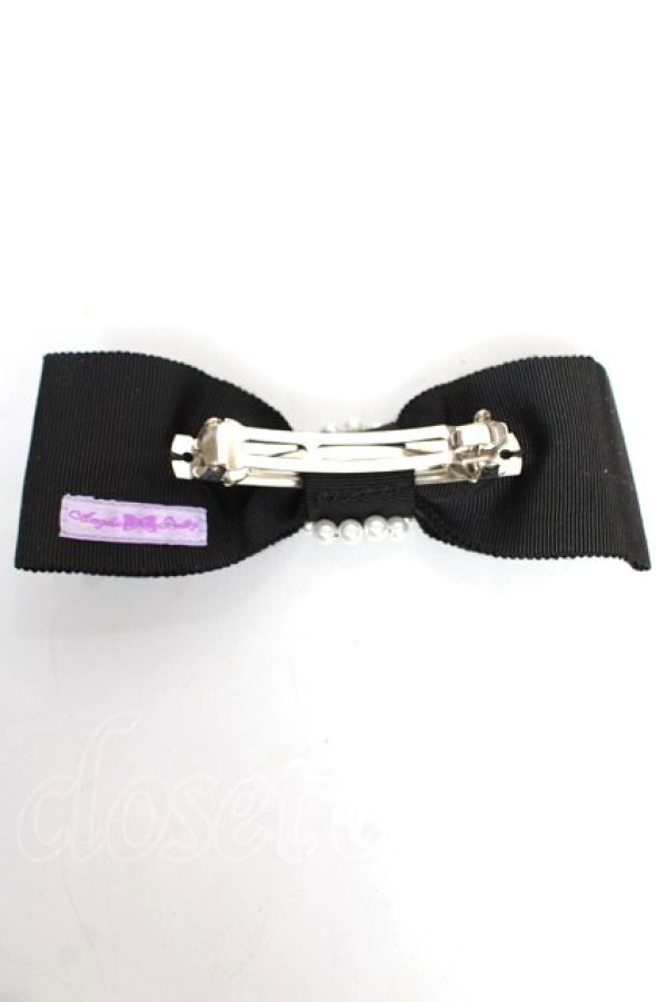 画像2: Angelic Pretty / Classy Ladyバレッタ  黒 Y-25-12-12-123-AP-AC-SZ-ZY (2)
