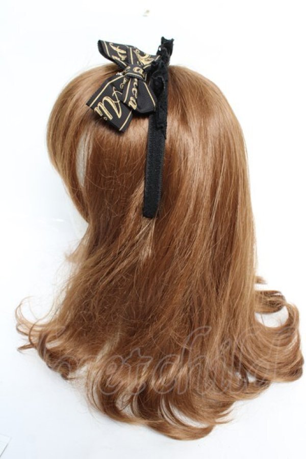 画像2: ALICE and the PIRATES / Cafe timeカチューシャ  黒 Y-25-12-12-124-PA-AC-SZ-ZY (2)