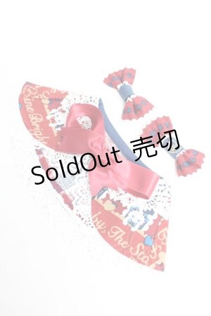 画像: BABY, THE STARS SHINE BRIGHT / くみゃちゃん用ケープ＆おみみおリボンセット  ブラック Y-25-12-12-022-BA-ZA-SZ-ZY