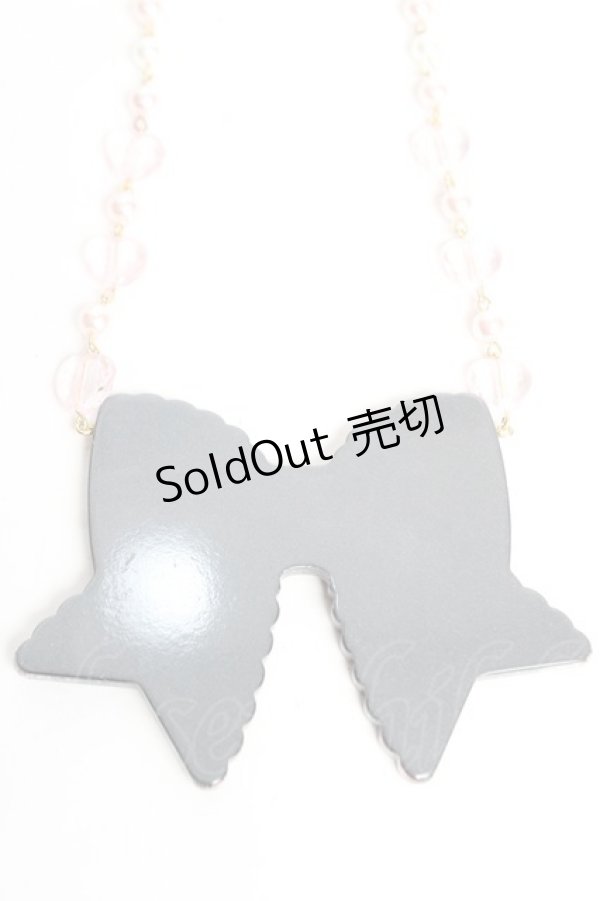 画像2: Angelic Pretty /  ときめきリボンネックレス  黒 Y-25-12-12-002-AP-AC-SZ-ZY (2)