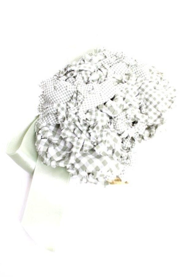 画像1: PINK HOUSE / ギンガムフラワーモチーフコサージュ   Y-25-12-12-028-LO-AC-SZ-ZY (1)