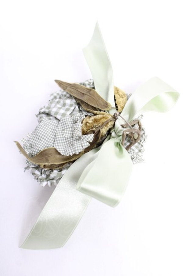 画像2: PINK HOUSE / ギンガムフラワーモチーフコサージュ   Y-25-12-12-028-LO-AC-SZ-ZY (2)