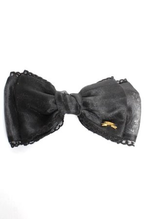 画像: Angelic Pretty / シャーベットリボンバレッタ  黒 Y-25-12-12-031-AP-ZA-SZ-ZY