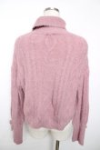画像2: axes femme POETIQUE / フェザーヤーンタートルプルオーバー M ピンク Y-25-12-13-036-AX-TO-SZ-ZI (2)