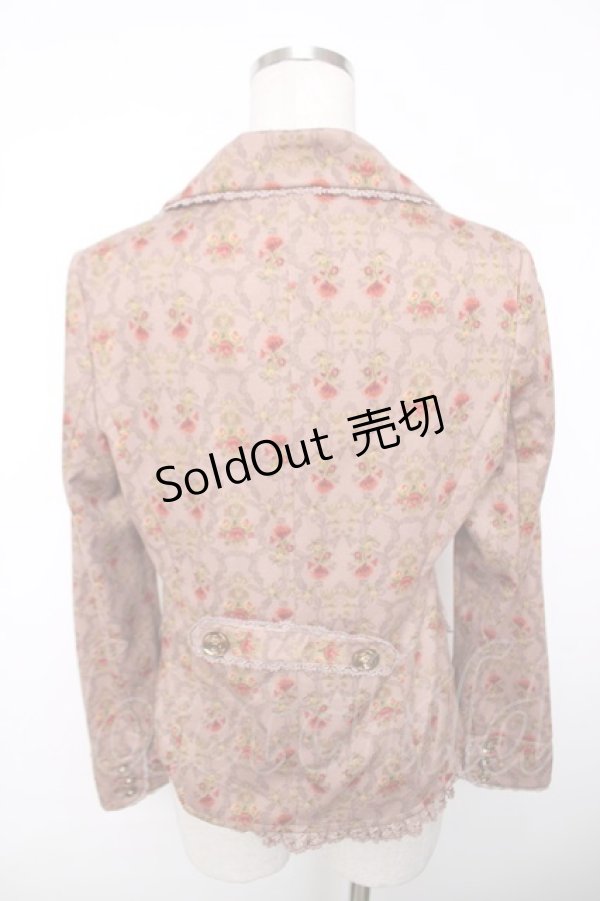 画像2: axes femme / 花柄ジャケット  ピンク Y-25-12-13-039-AX-JA-SZ-ZS (2)