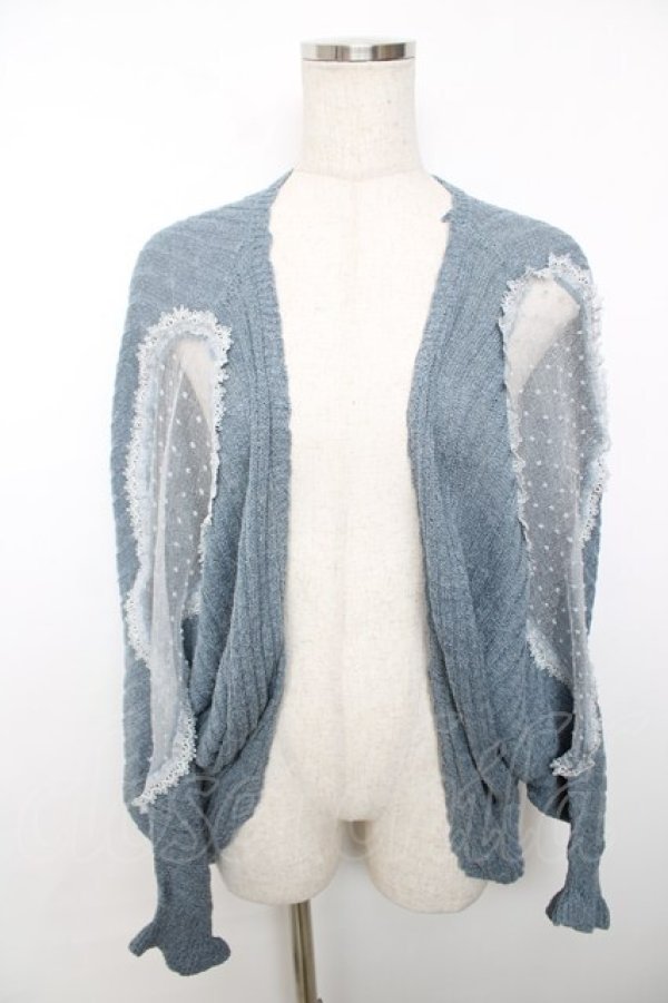 画像1: axes femme POETIQUE / カーディガン M ブルー Y-25-12-13-043-AX-TO-SZ-ZS (1)
