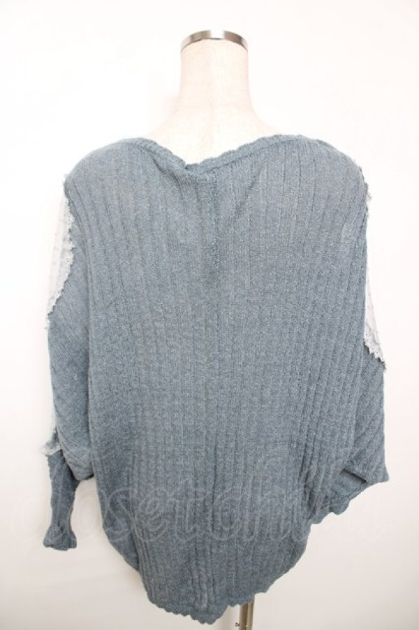 画像2: axes femme POETIQUE / カーディガン M ブルー Y-25-12-13-043-AX-TO-SZ-ZS (2)