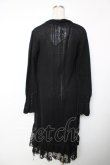 画像2: axes femme / ジレ重ね着風ロングカーデ M 黒 Y-25-12-13-070-AX-OP-SZ-ZS (2)