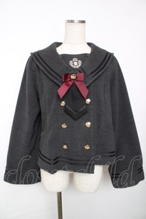 画像: Amavel / クラウンエンブレセーラーポンチョコート F グレー Y-25-12-13-073-CA-CO-SZ-ZY