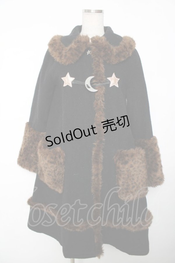 画像1: MILK / オーバー・ザ・レインボーコート  黒 Y-25-12-13-074-ML-CO-AS-ZY (1)