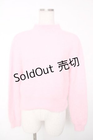 画像: HONEY MI HONEY / バックオープンニット F ピンク Y-25-12-13-078-LO-TO-SZ-ZY