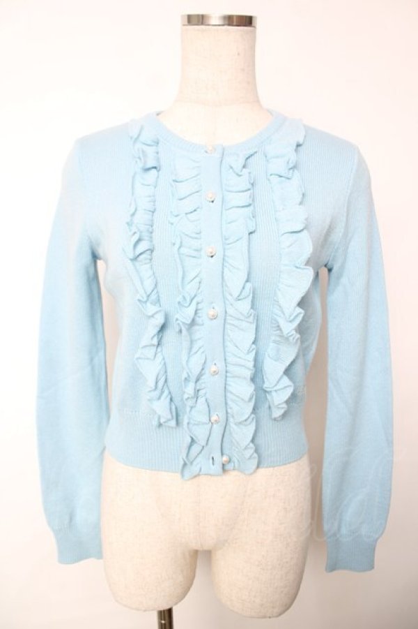 画像1: MILK / ローズマリーカーデ　  サックス Y-25-12-13-079-ML-TO-SZ-ZI (1)