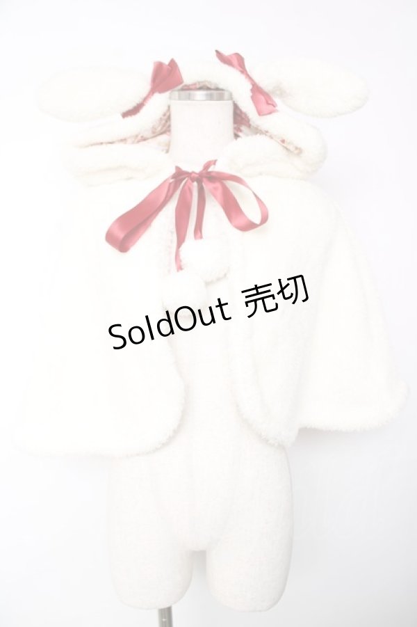 画像1: BABY, THE STARS SHINE BRIGHT / Alice Red&Blackケープ  アイボリー Y-25-12-13-081-BA-JA-SZ-ZY (1)