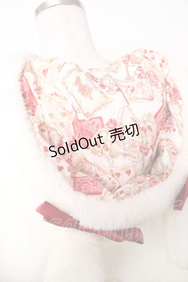 画像3: BABY, THE STARS SHINE BRIGHT / Alice Red&Blackケープ  アイボリー Y-25-12-13-081-BA-JA-SZ-ZY (3)