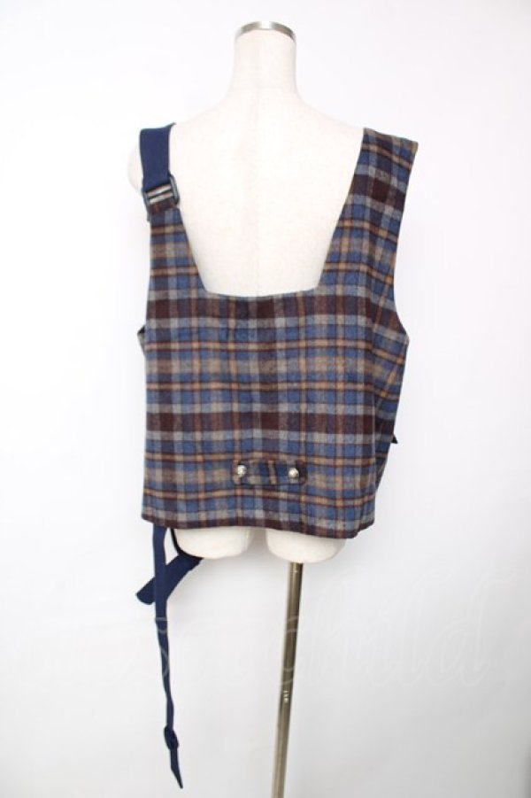 画像2: Princess Chronicles / 秘密探偵のリボンベスト XXＬ 紺 Y-25-12-13-084-PU-TO-SZ-ZY (2)