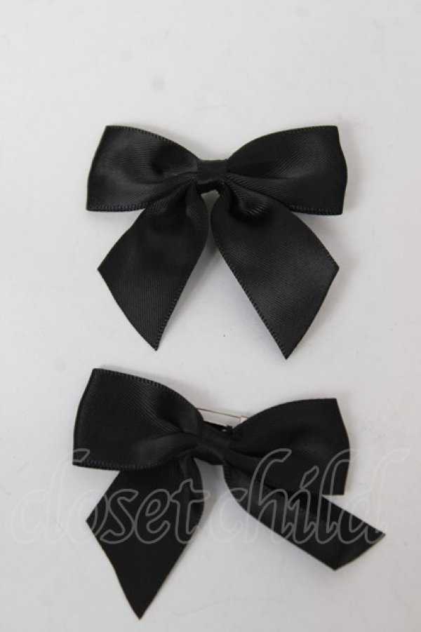 画像3: Amavel / ボウタイリボンニット F ブラック Y-25-12-13-088-CA-TO-SZ-ZI (3)