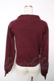 画像2: F&A / ボウタイニットプルオーバー F ワイン Y-25-12-13-093-LO-TO-SZ-ZY (2)