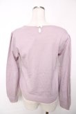 画像2: F i.n.t / リボン付ニットトップス F ラベンダー Y-25-12-13-094-CA-TO-SZ-ZY (2)