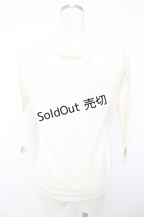 画像2: axes femme / 刺繍カーディガン M 生成り Y-25-12-13-012-AX-TO-SZ-ZI (2)