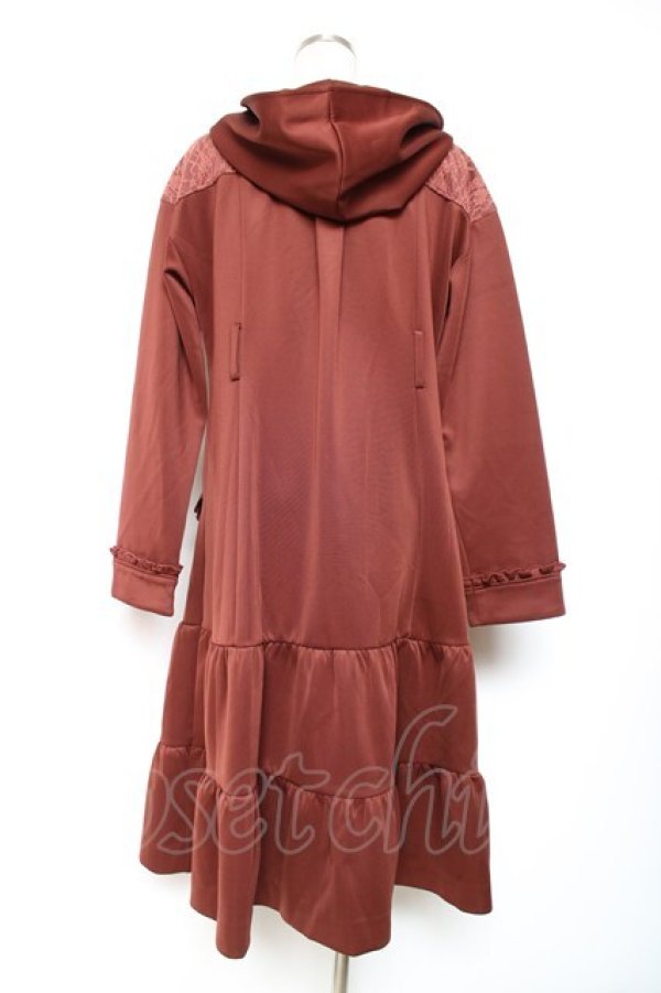 画像2: axes femme / ティアードコーディガン M 茶 Y-25-12-13-118-AX-JA-SZ-ZY (2)