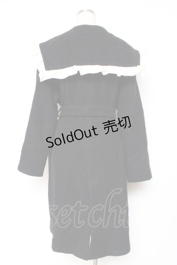 画像3: MILK / Palaceガウンコート  ブラック Y-25-12-13-123-ML-CO-SZ-ZY (3)