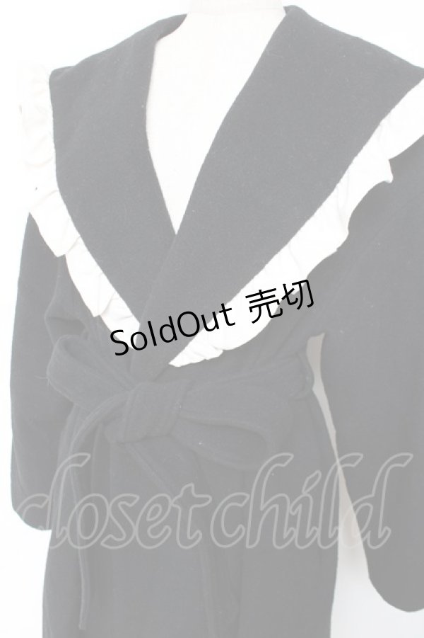 画像4: MILK / Palaceガウンコート  ブラック Y-25-12-13-123-ML-CO-SZ-ZY (4)