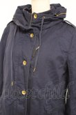 画像3: Franche Lippee / 裏ボアフード付きAラインコート M 紺 Y-25-12-13-128-LO-CO-SZ-ZI (3)