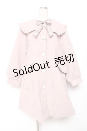 画像: Amavel / フリル襟コート M ピンク Y-25-12-13-136-CA-OP-SZ-ZY