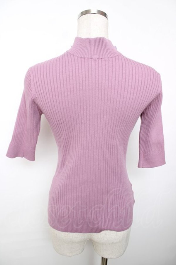 画像2: F＆A / ハイネックリブニット  ピンク Y-25-12-13-025-LO-TO-SZ-ZI (2)