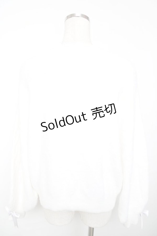 画像2: Amavel / ラビットニット  白 Y-25-12-13-026-CA-TO-SZ-ZY (2)