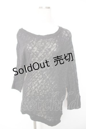 画像: BPN / レースアシメトップス M 黒 Y-25-12-17-037-GO-TO-SZ-ZY