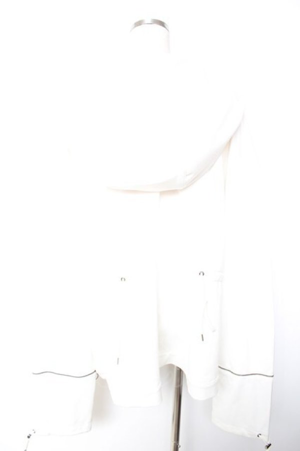 画像2: Ozz conte / フロント刺繍BIGパーカー  白 Y-25-12-17-038-OO-TO-SZ-ZY (2)