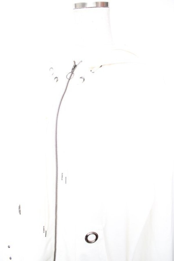 画像3: Ozz conte / フロント刺繍BIGパーカー  白 Y-25-12-17-038-OO-TO-SZ-ZY (3)