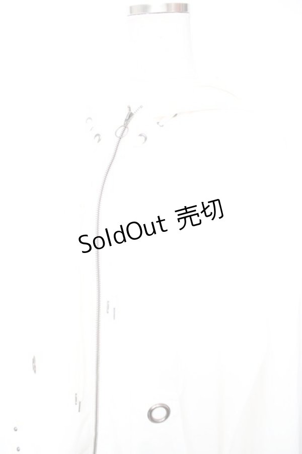 画像3: Ozz conte / フロント刺繍BIGパーカー  白 Y-25-12-17-038-OO-TO-SZ-ZY (3)