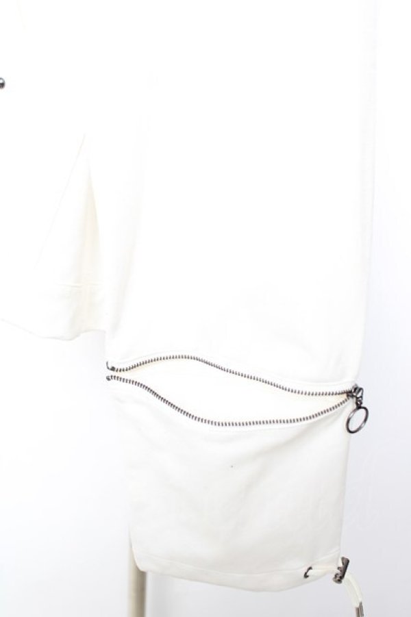 画像4: Ozz conte / フロント刺繍BIGパーカー  白 Y-25-12-17-038-OO-TO-SZ-ZY (4)