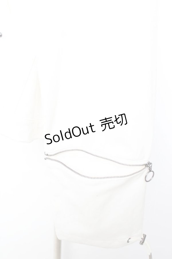 画像4: Ozz conte / フロント刺繍BIGパーカー  白 Y-25-12-17-038-OO-TO-SZ-ZY (4)