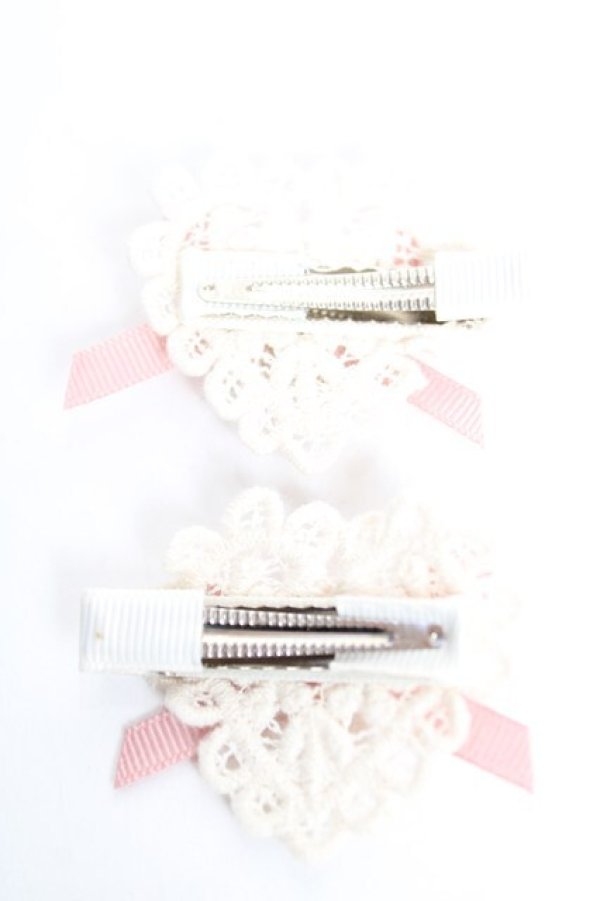 画像2: m petit by misako / AM2Pクリップ  中桃 Y-25-12-17-006-LO-AC-SZ-ZY (2)