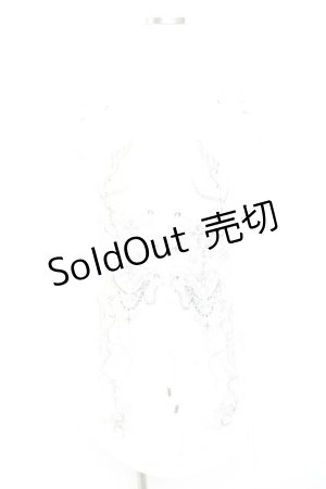 画像: Rozen Kavalier / プリントノースリーブトップス  白 Y-25-12-17-039-OO-TO-SZ-ZY