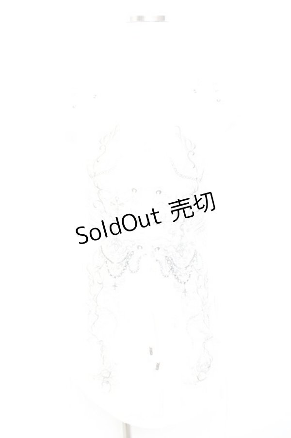 画像1: Rozen Kavalier / プリントノースリーブトップス  白 Y-25-12-17-039-OO-TO-SZ-ZY (1)