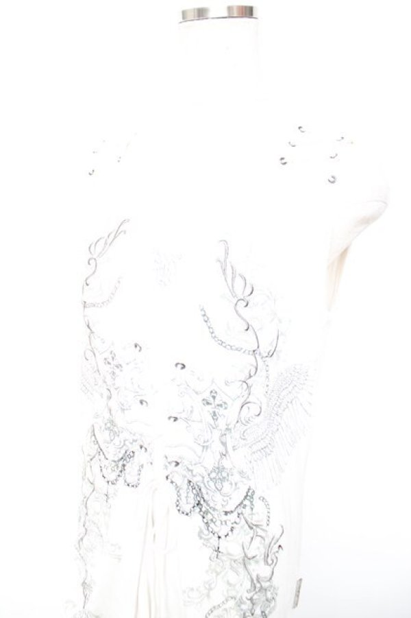 画像3: Rozen Kavalier / プリントノースリーブトップス  白 Y-25-12-17-039-OO-TO-SZ-ZY (3)