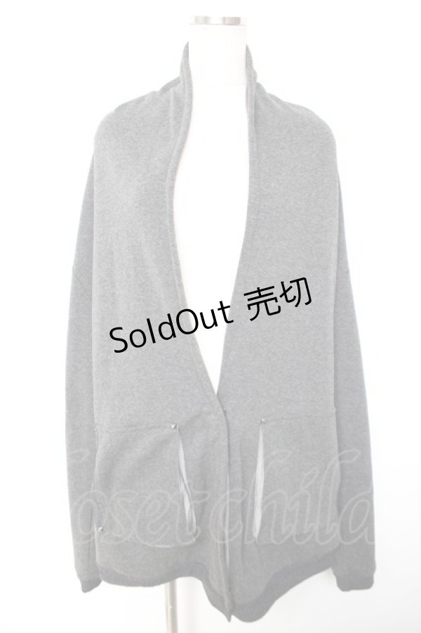 画像1: Rozen Kavalier / 後ろハーネス裏起毛パーカー  グレー Y-25-12-17-043-OO-TO-SZ-ZY (1)