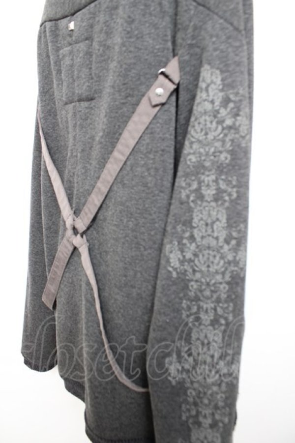 画像3: Rozen Kavalier / 後ろハーネス裏起毛パーカー  グレー Y-25-12-17-043-OO-TO-SZ-ZY (3)