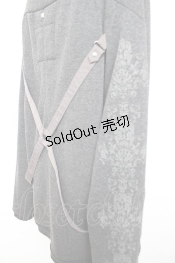 画像3: Rozen Kavalier / 後ろハーネス裏起毛パーカー  グレー Y-25-12-17-043-OO-TO-SZ-ZY (3)