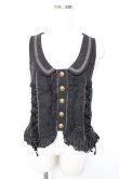 画像1: axes femme / サイドレースUPベスト  黒 Y-25-12-17-047-AX-TO-SZ-ZY (1)