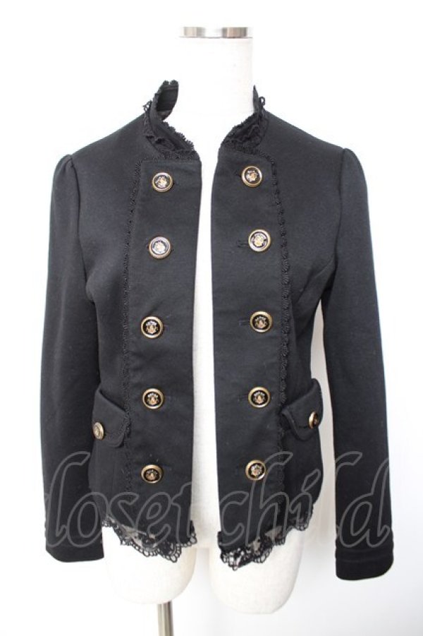 画像1: axes femme / ナポレオン風カットジャケット M 黒 Y-25-12-17-052-AX-JA-SZ-ZY (1)