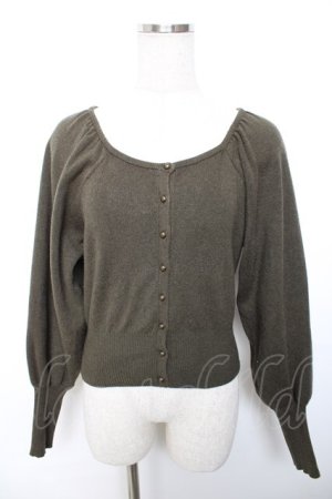 画像: an another angelus / ボリュームスリーブニットカーディガン F グリーン Y-25-12-17-074-CA-TO-SZ-ZY