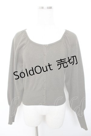 画像: an another angelus / ボリュームスリーブニットカーディガン F グリーン Y-25-12-17-074-CA-TO-SZ-ZI