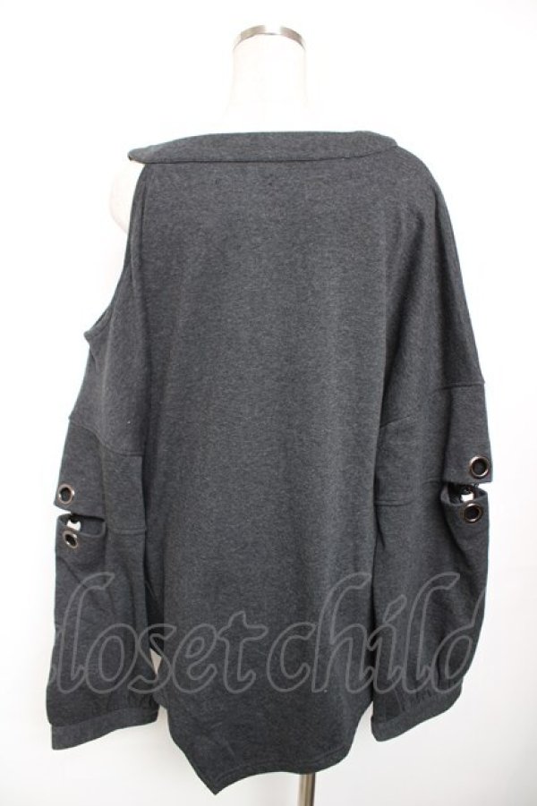 画像2: Ozz conte / 歯車ptベルトプルオーバー  グレー Y-25-12-17-078-OO-TO-SZ-ZY (2)