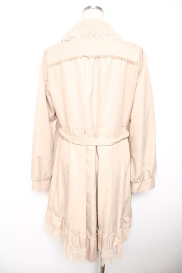 画像2: axes femme / レーシートレンチコート ベージュ 鈴木 Y-25-12-17-088-AX-CO-SZ-ZY (2)