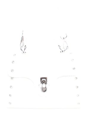 画像: evelyn / ツイードショルダーバッグ  オフ白 Y-25-12-17-013-LO-BG-SZ-ZY